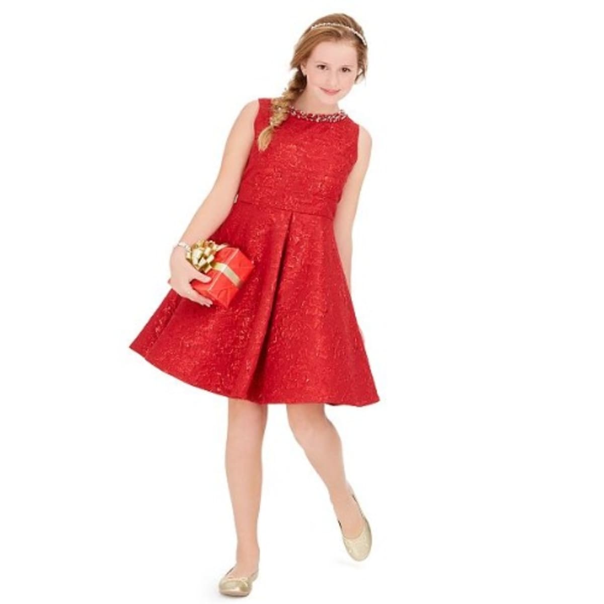Girls plus sale size holiday dresses