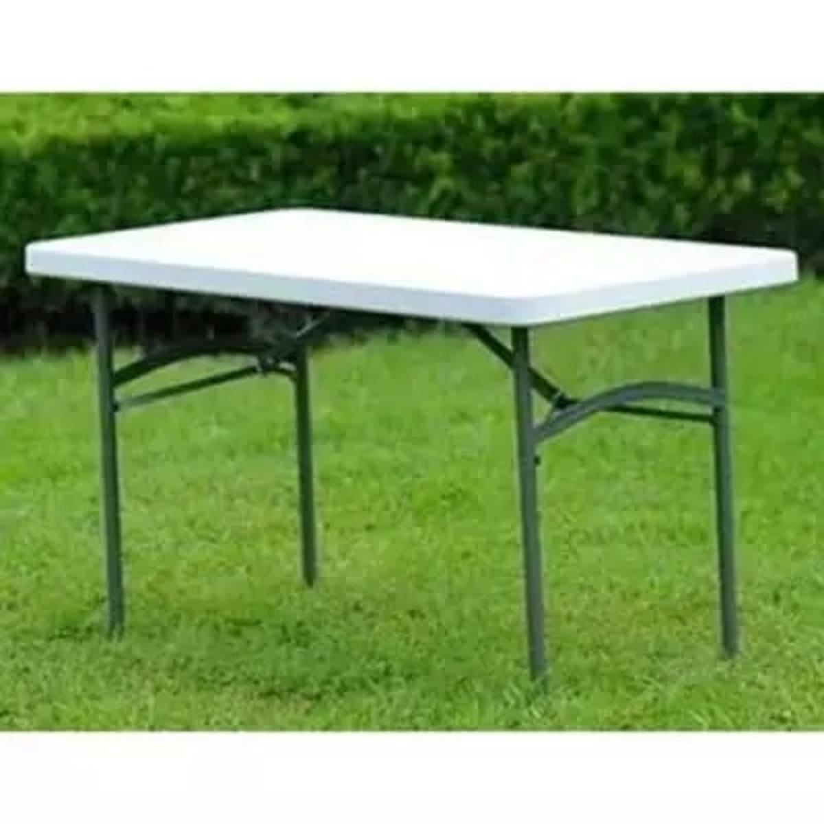 Fujifilm Rectangular 4 Feets Plastic Table With Foldable Metal