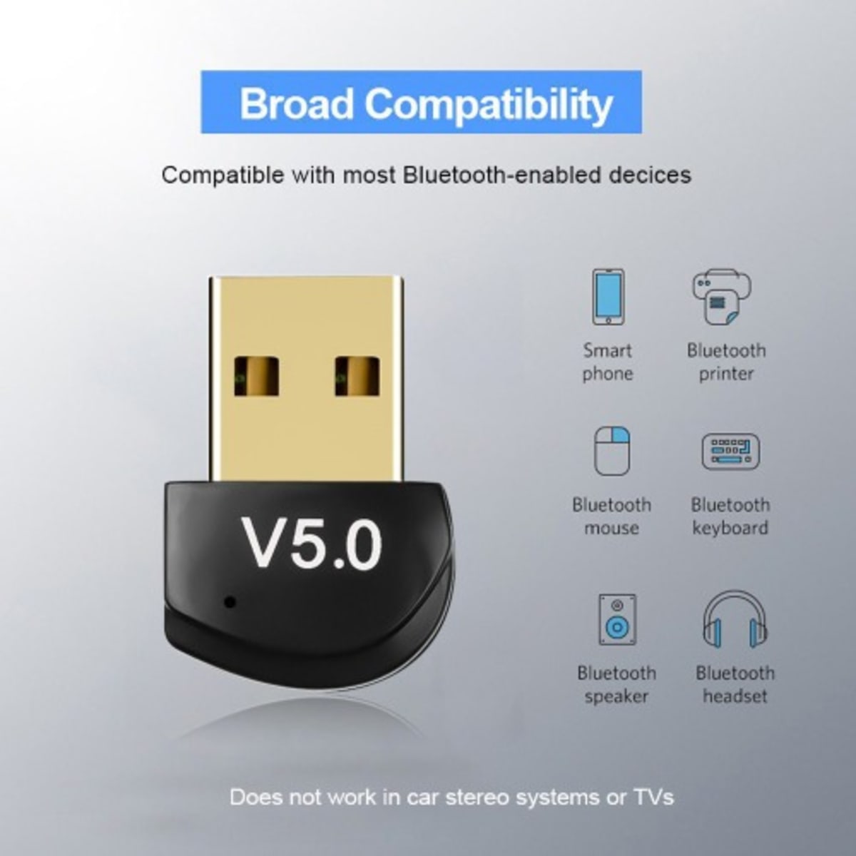 Afgang forbandelse mager Wireless Usb Bluetooth 5.0 Adapter Dongle | Konga Online Shopping