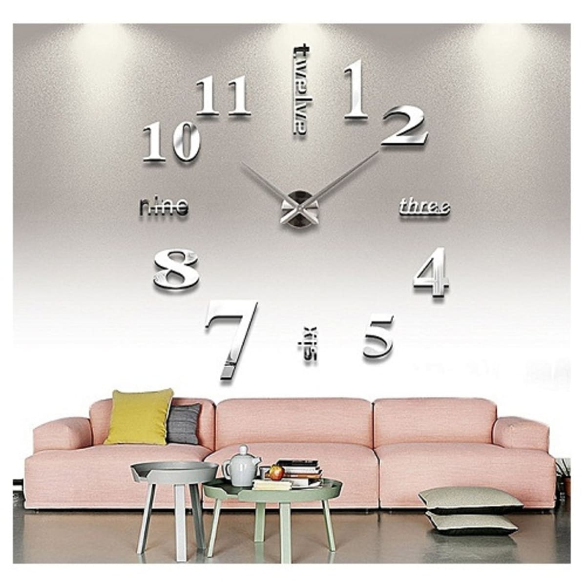 Quartz movement outlet for wall clock