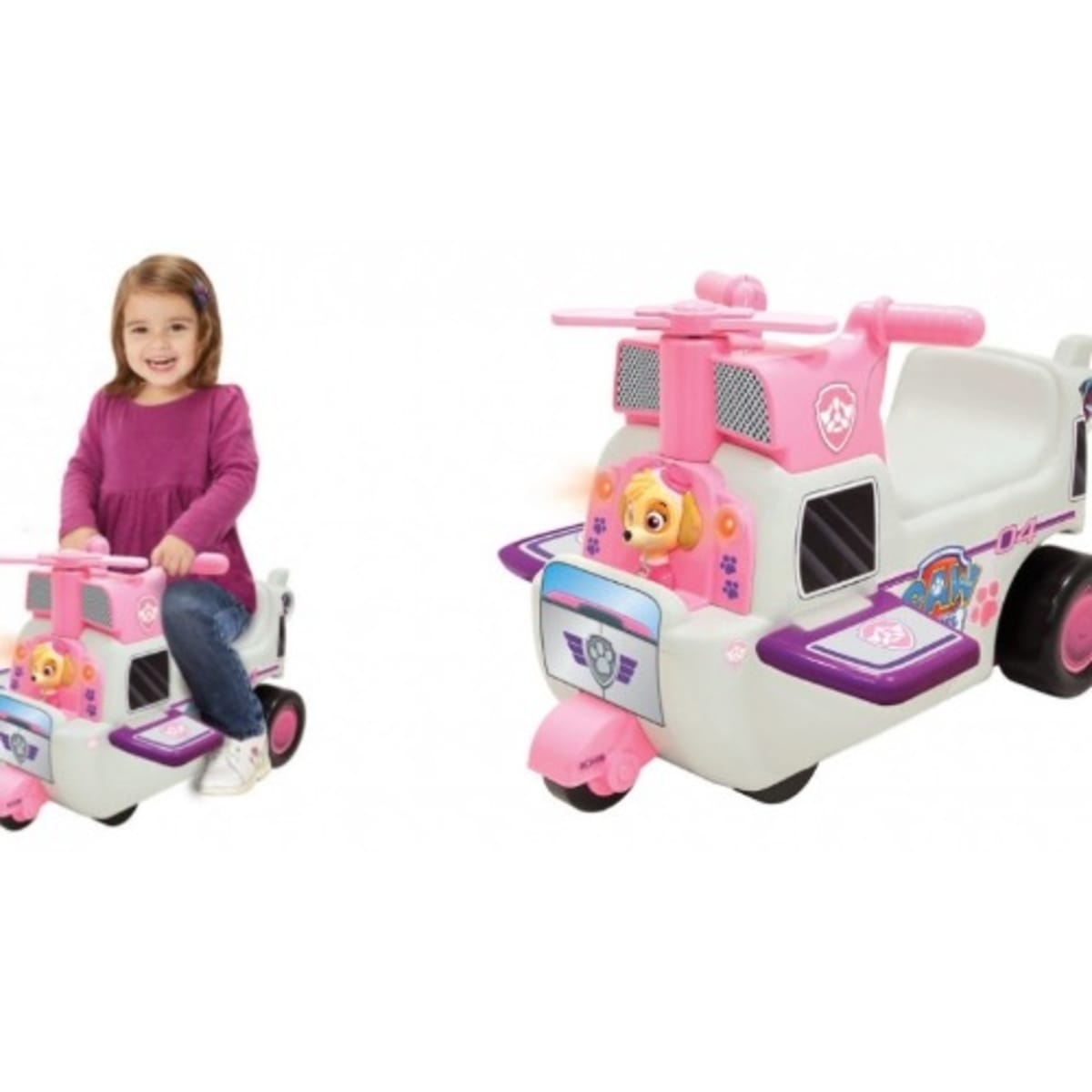 Paw patrol skye high flyin helicopter ride on sales