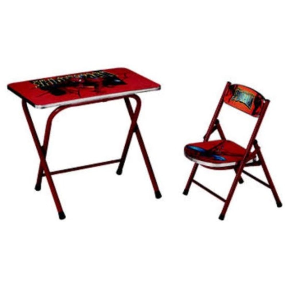 Character folding outlet table and chairs
