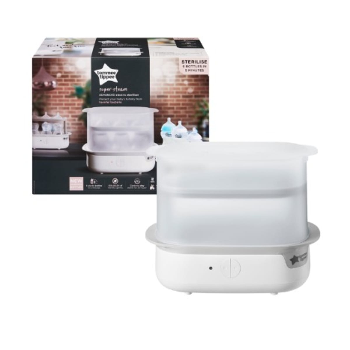Cleaning tommee tippee steriliser with milton sales