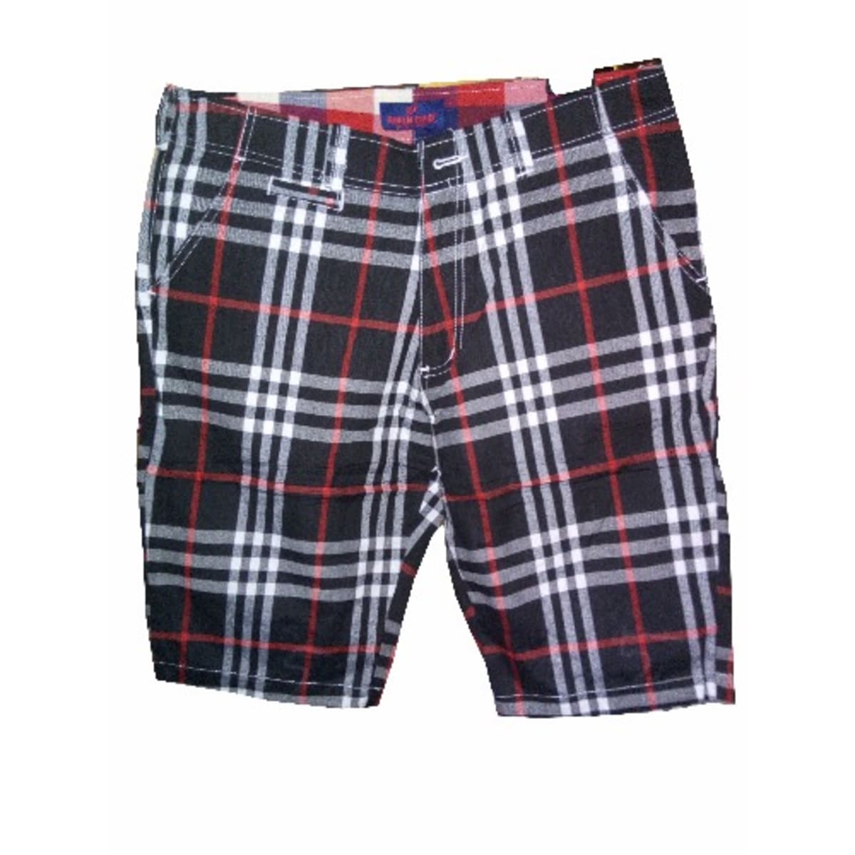 Men's checked shorts outlet