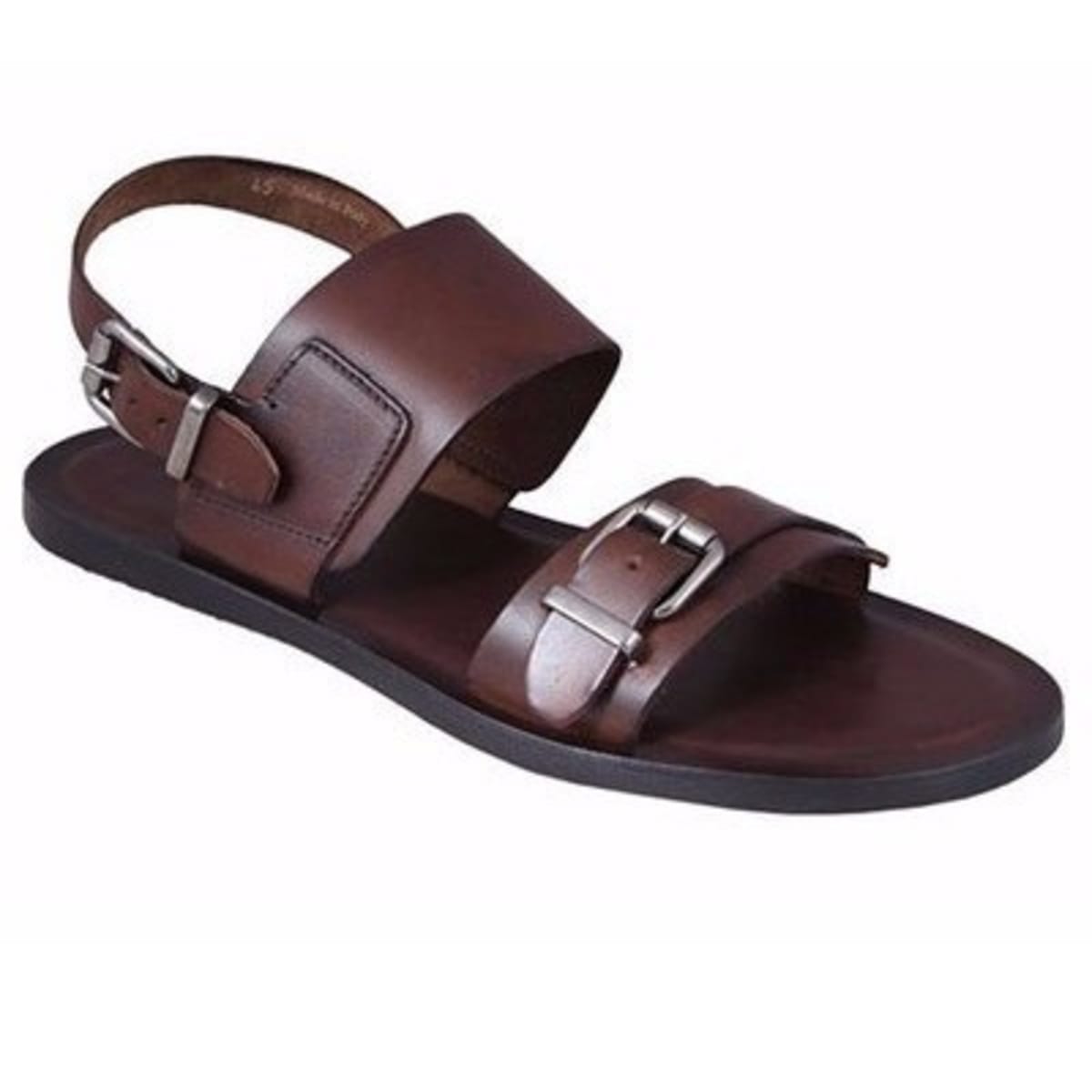 Men's double sales buckle sandals