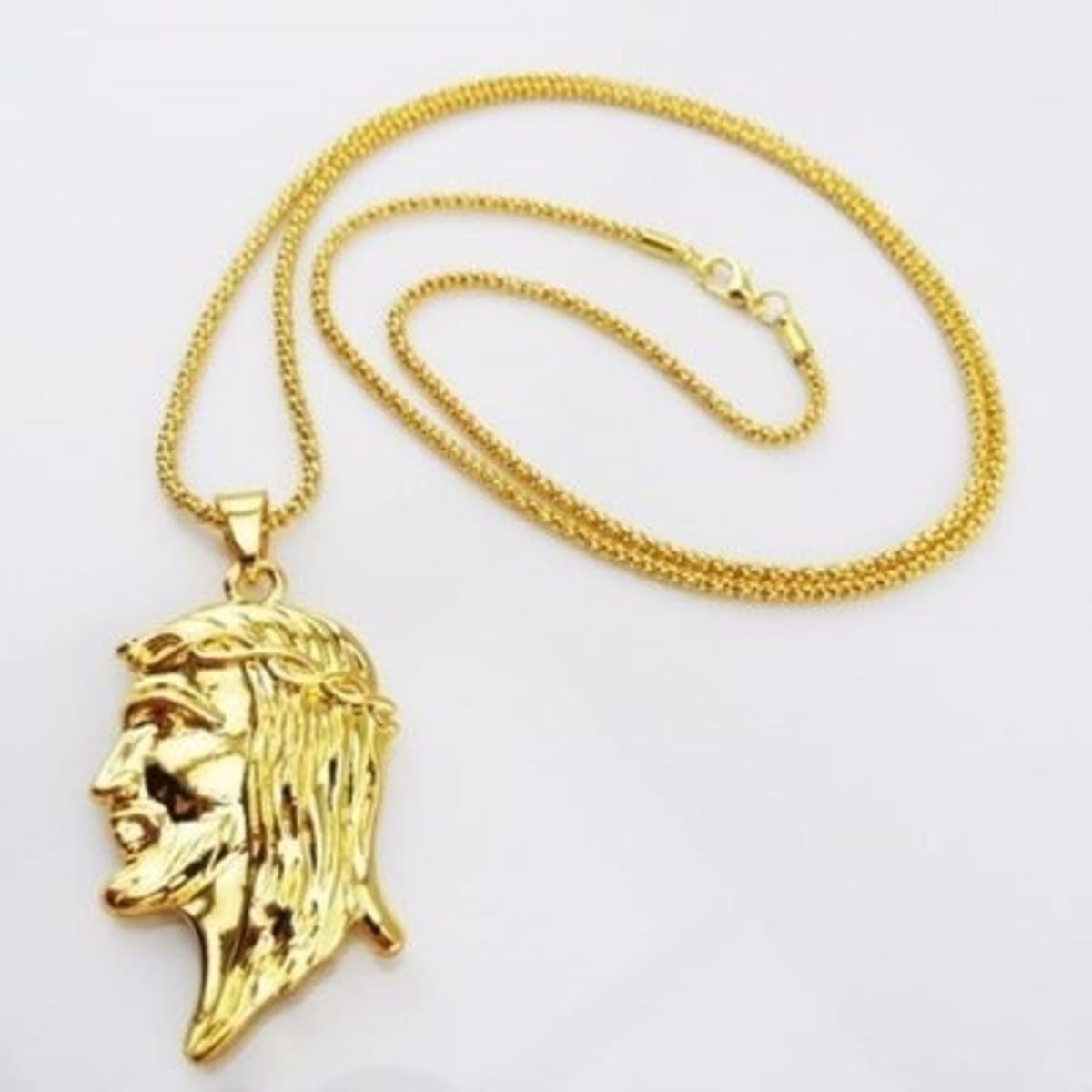 Gold plated sales necklace mens