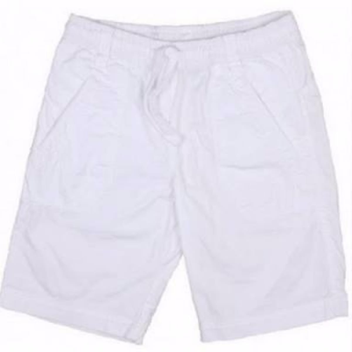 Mens long white shorts sales