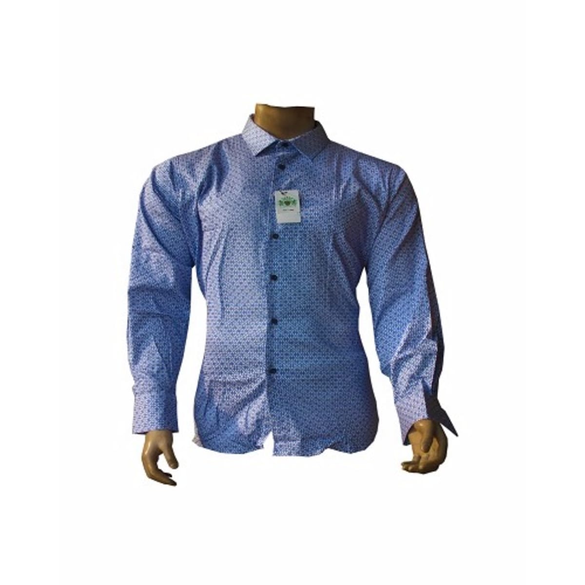Preloved Men's Shirt - Blue - S