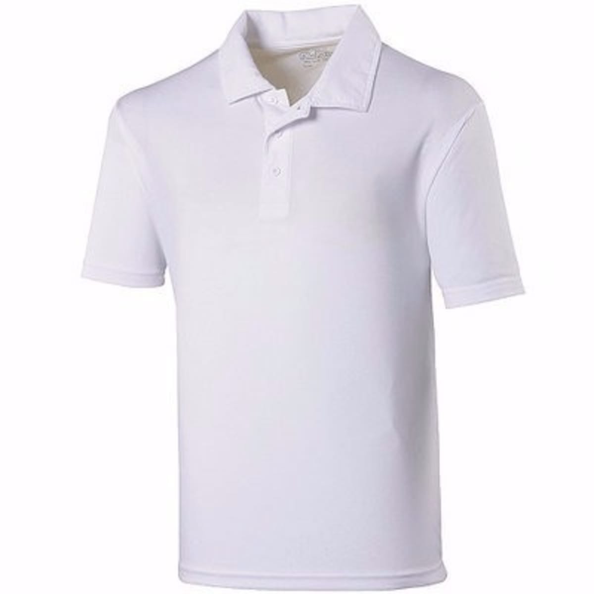 polo shirt white plain