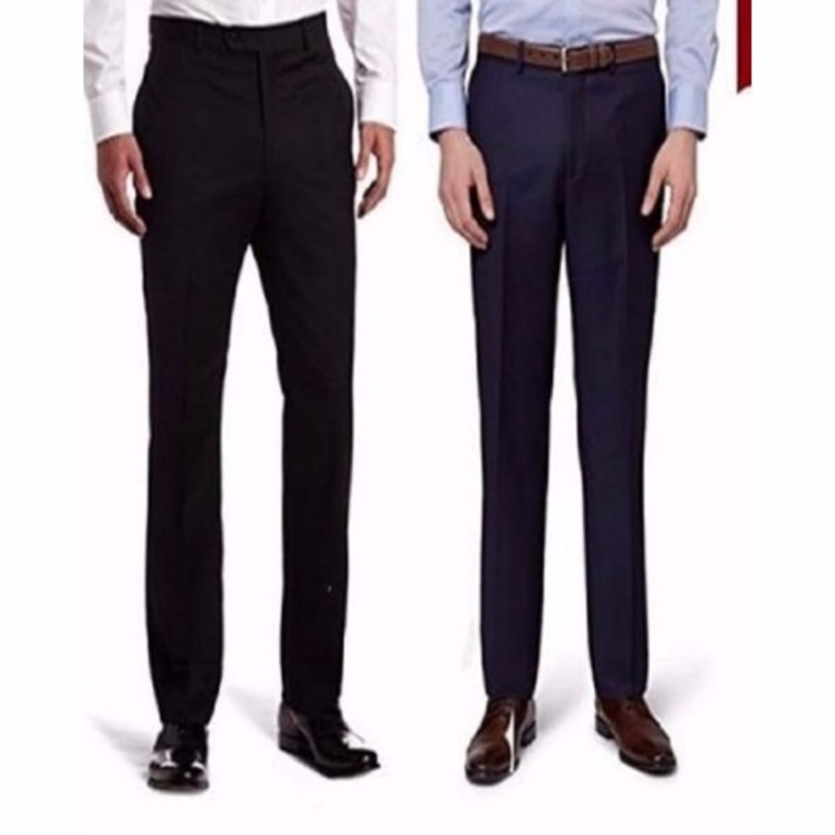 Men's Smart Trouser - Black & Blue