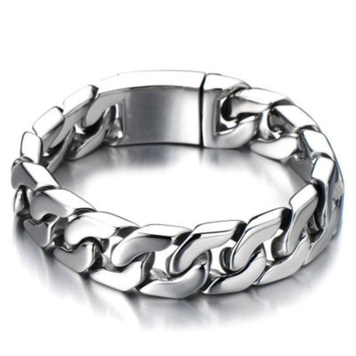 Mens stainless steel link sale bracelets