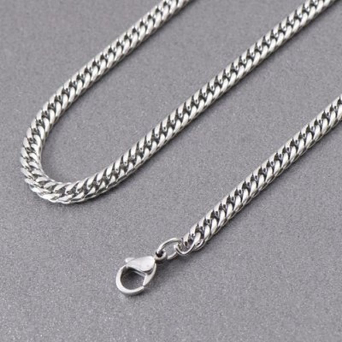 Mens hotsell steel necklace