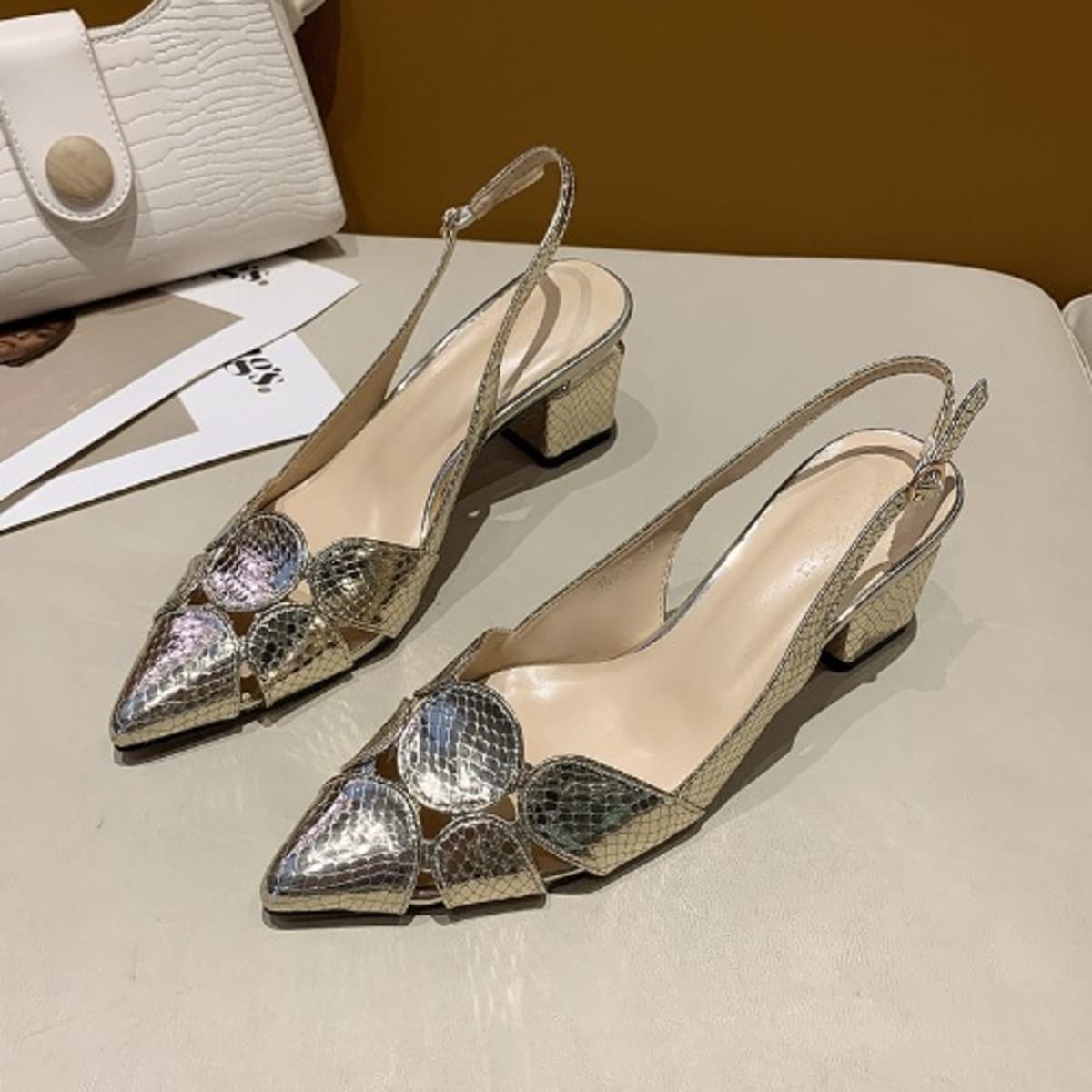 Bridal leather shoes store