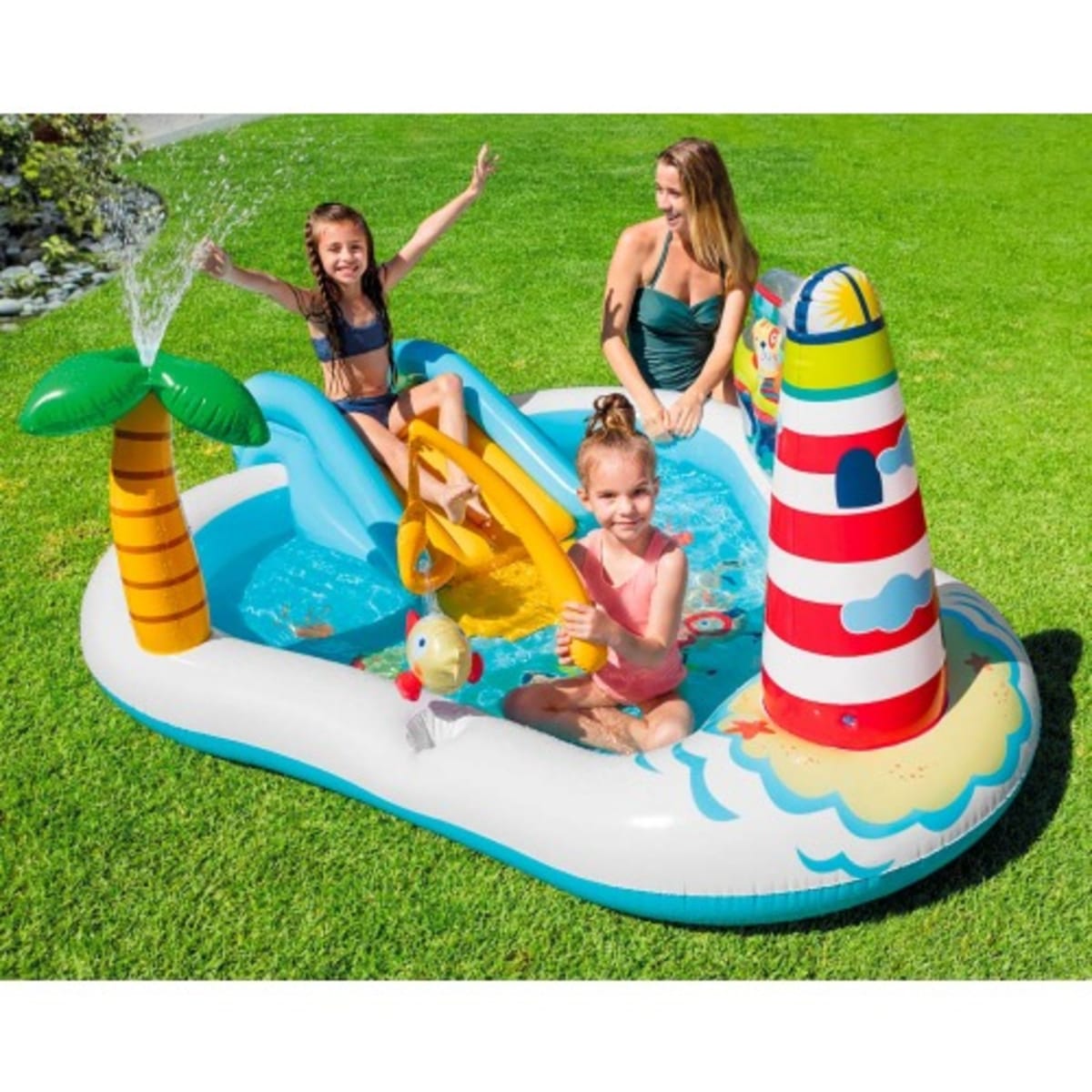 Kiddie pool on sale fishing game