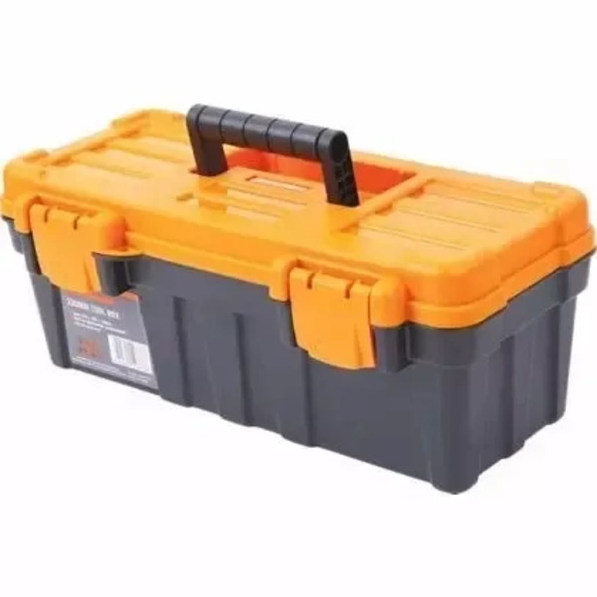 Plastic Tool Box With Handle - Tray & Compartment Storage - 13