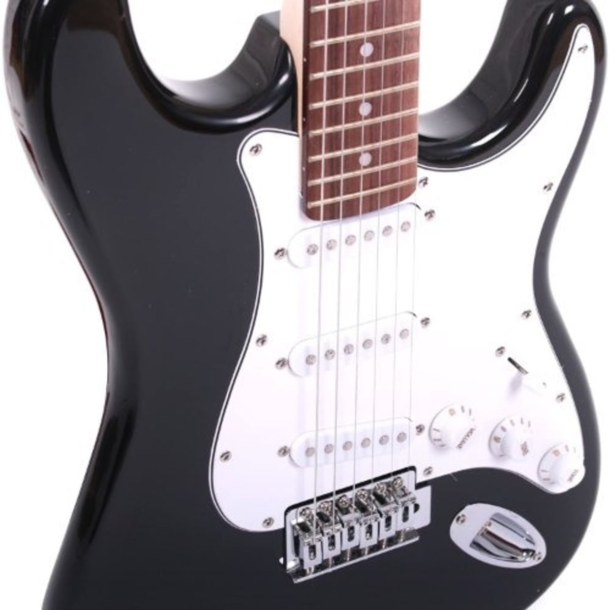 Electric Lead Guitar With Accessories - Black
