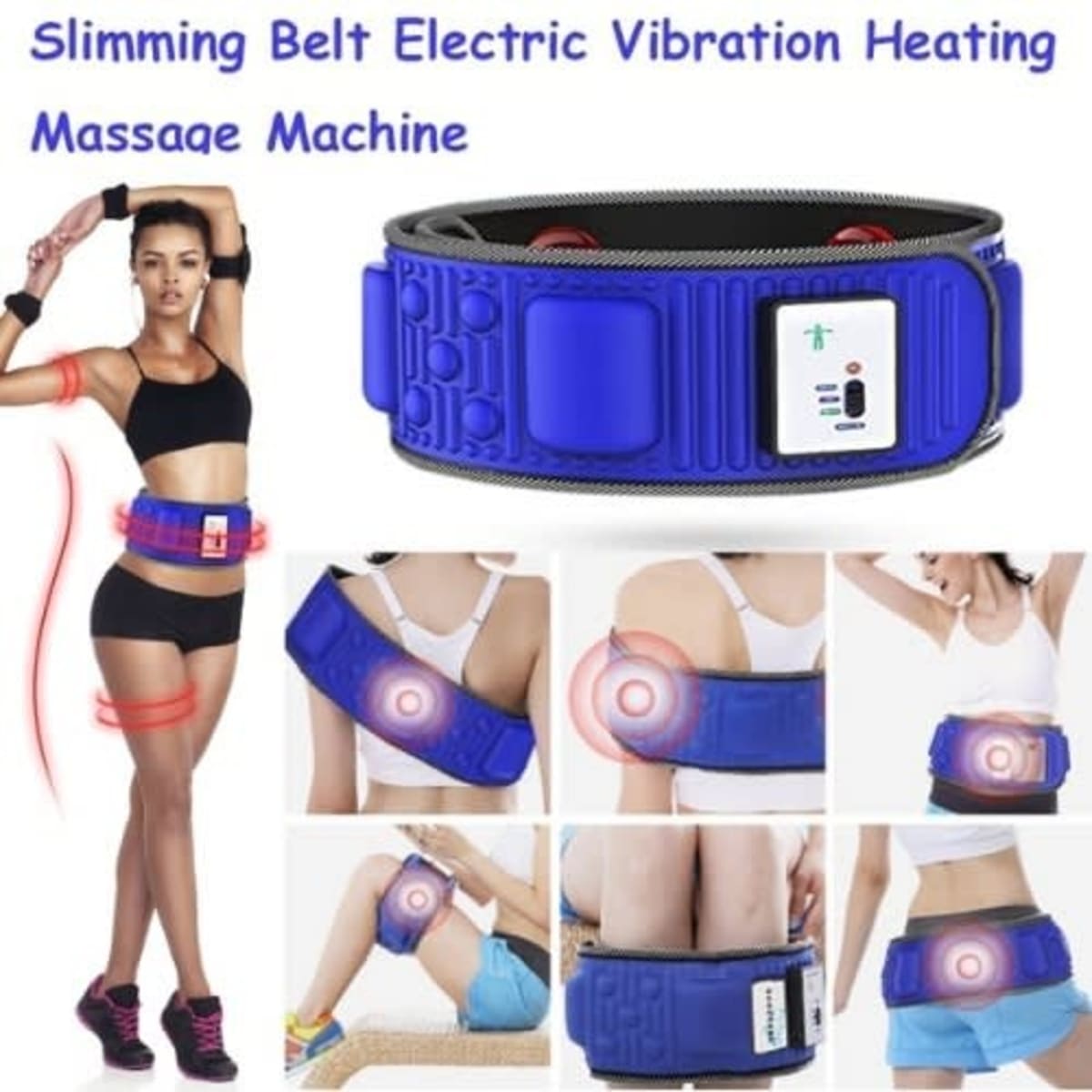 Slimming Belt X5 Times Electric Vibration Massager Machine Fat Burning  Equipment