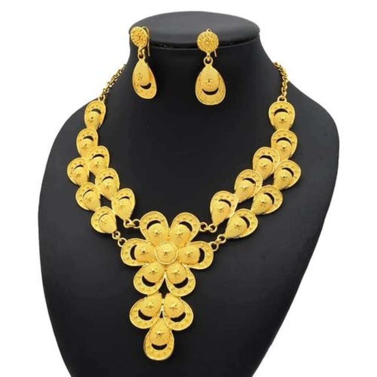Womens necklace earring set store