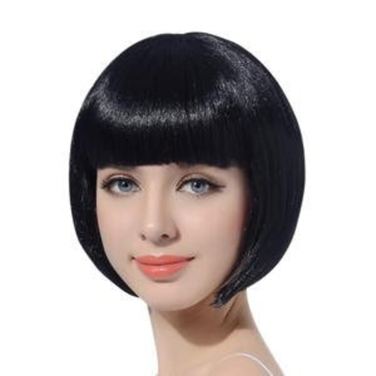 Short fringe wig hotsell