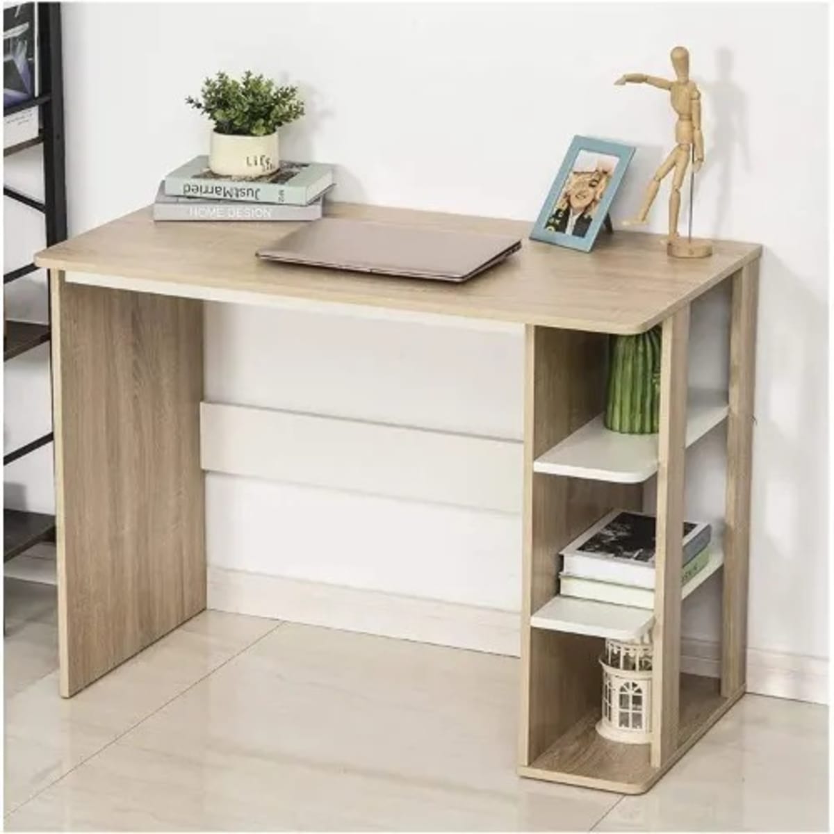 Three tier shop computer desk