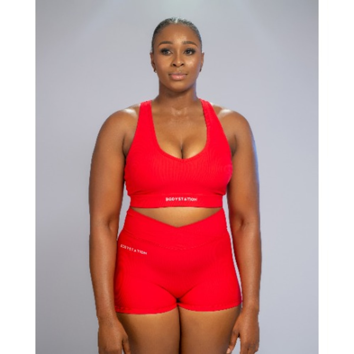 Red on sale gym wear
