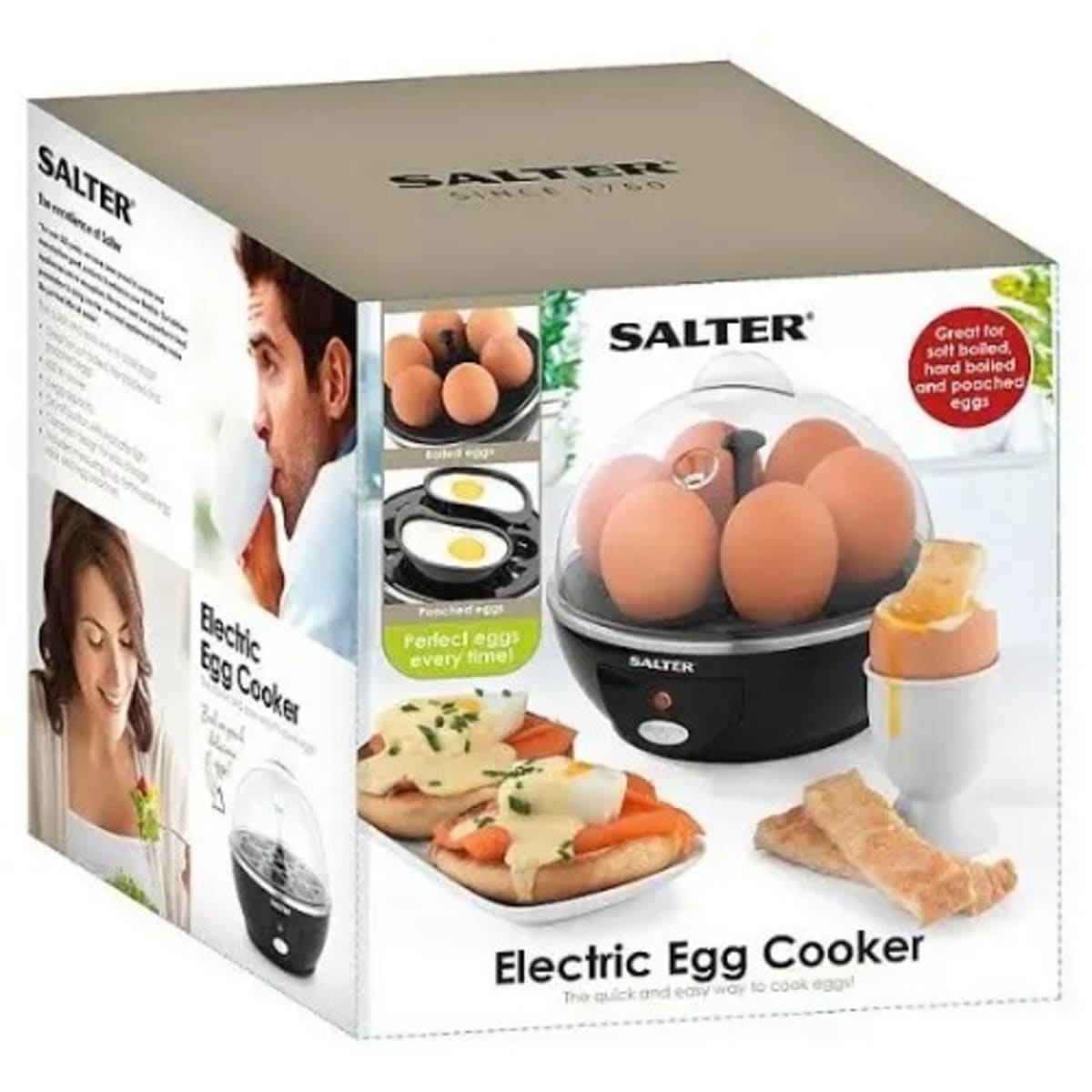 Salter Electric Egg Cooker And Poacher 430W Konga Online Shopping