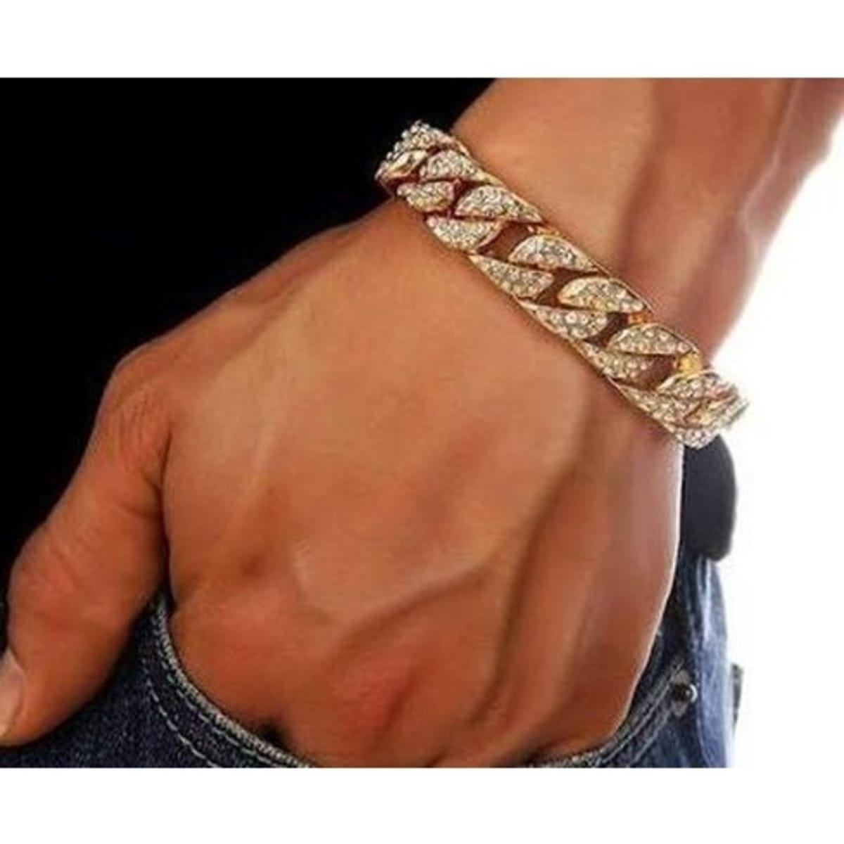 Gold ice deals bracelet