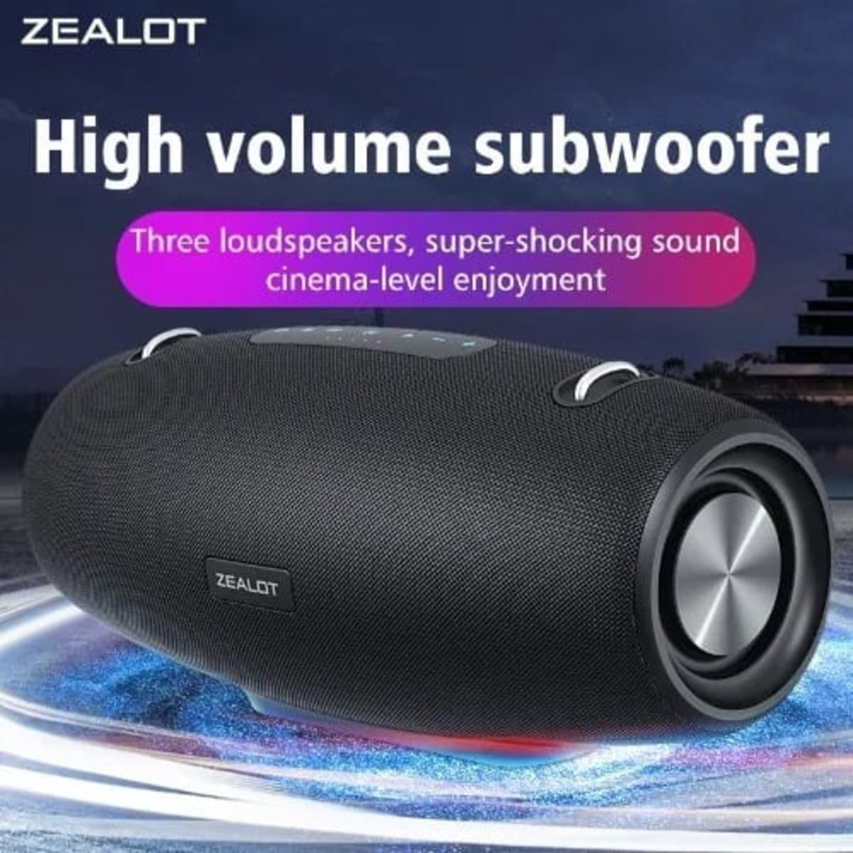 Waterproof bass hot sale speaker