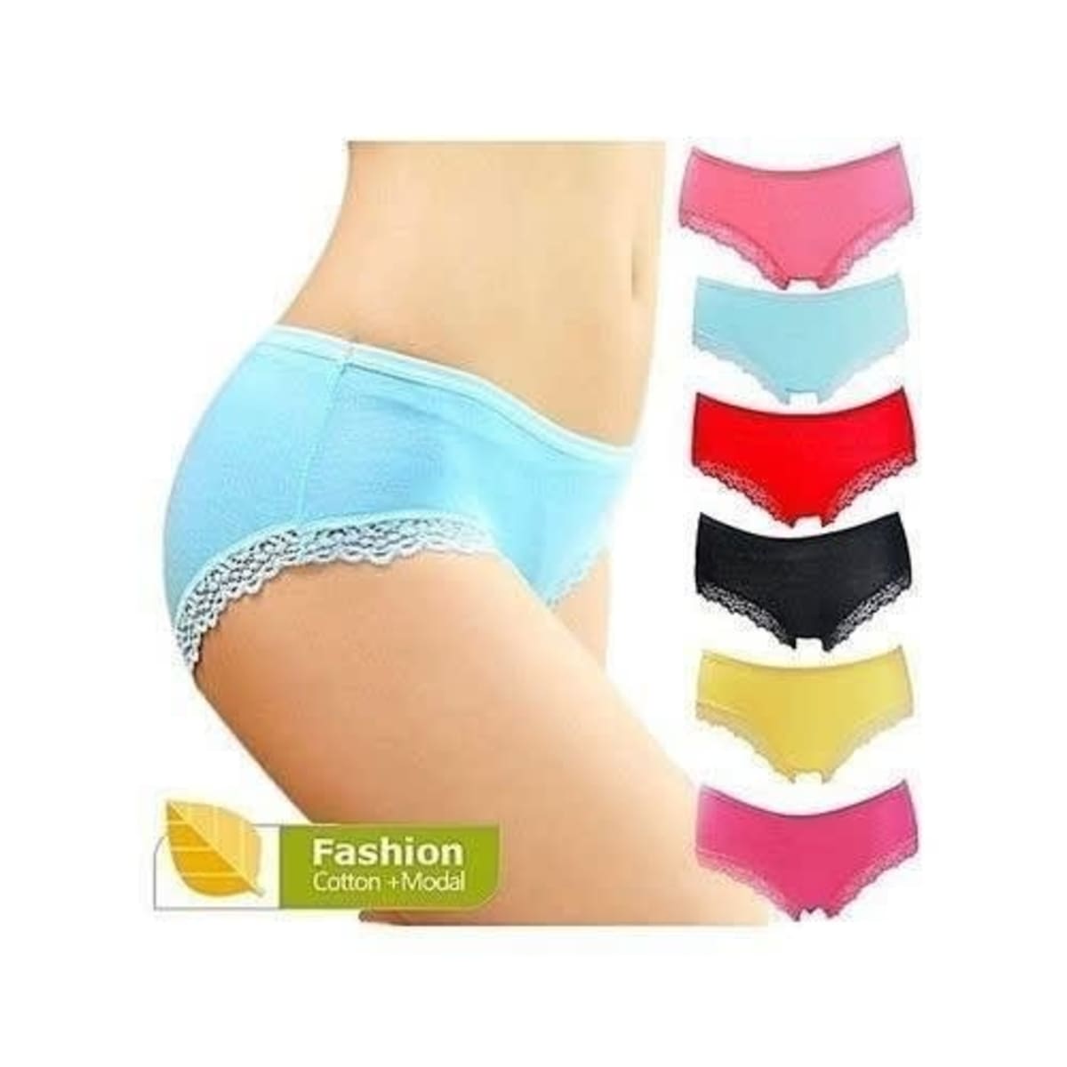 Women's Cotton Panties-6 Pieces