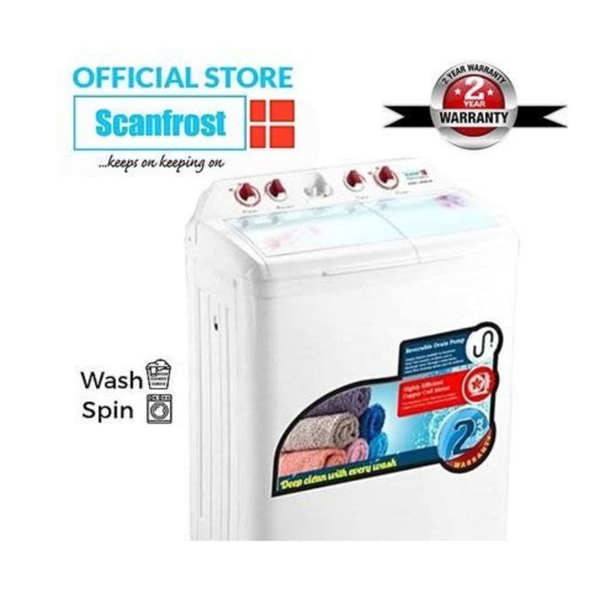 Scanfrost shop washing machine