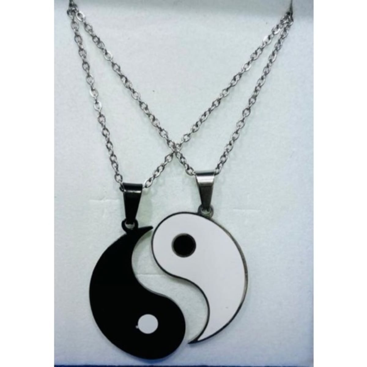 Ying Yang Neck Chain Silver 24