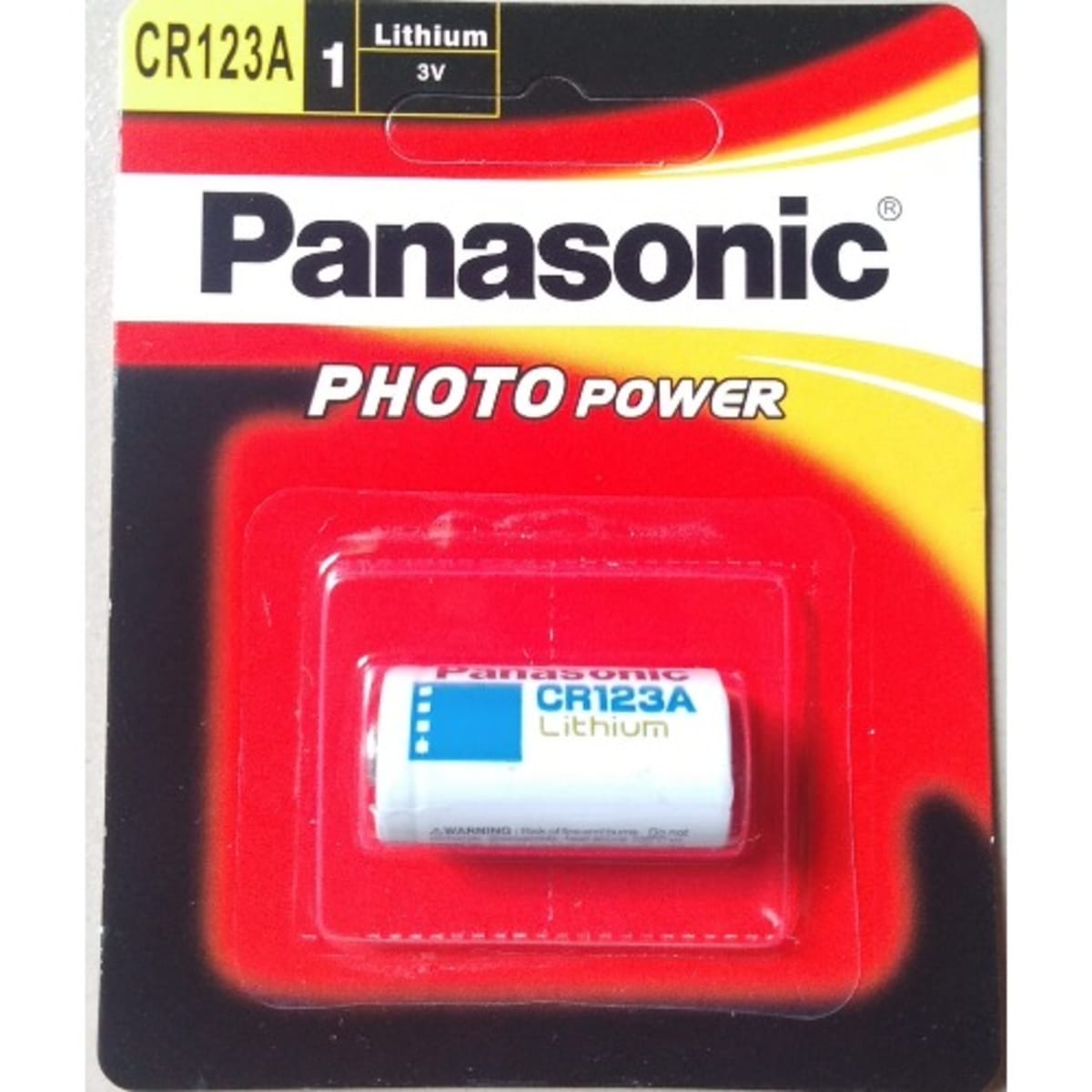 CR123A CR123 Panasonic 3V Battery (12 Pieces) -3 Volt Lithium-Camera, Photo