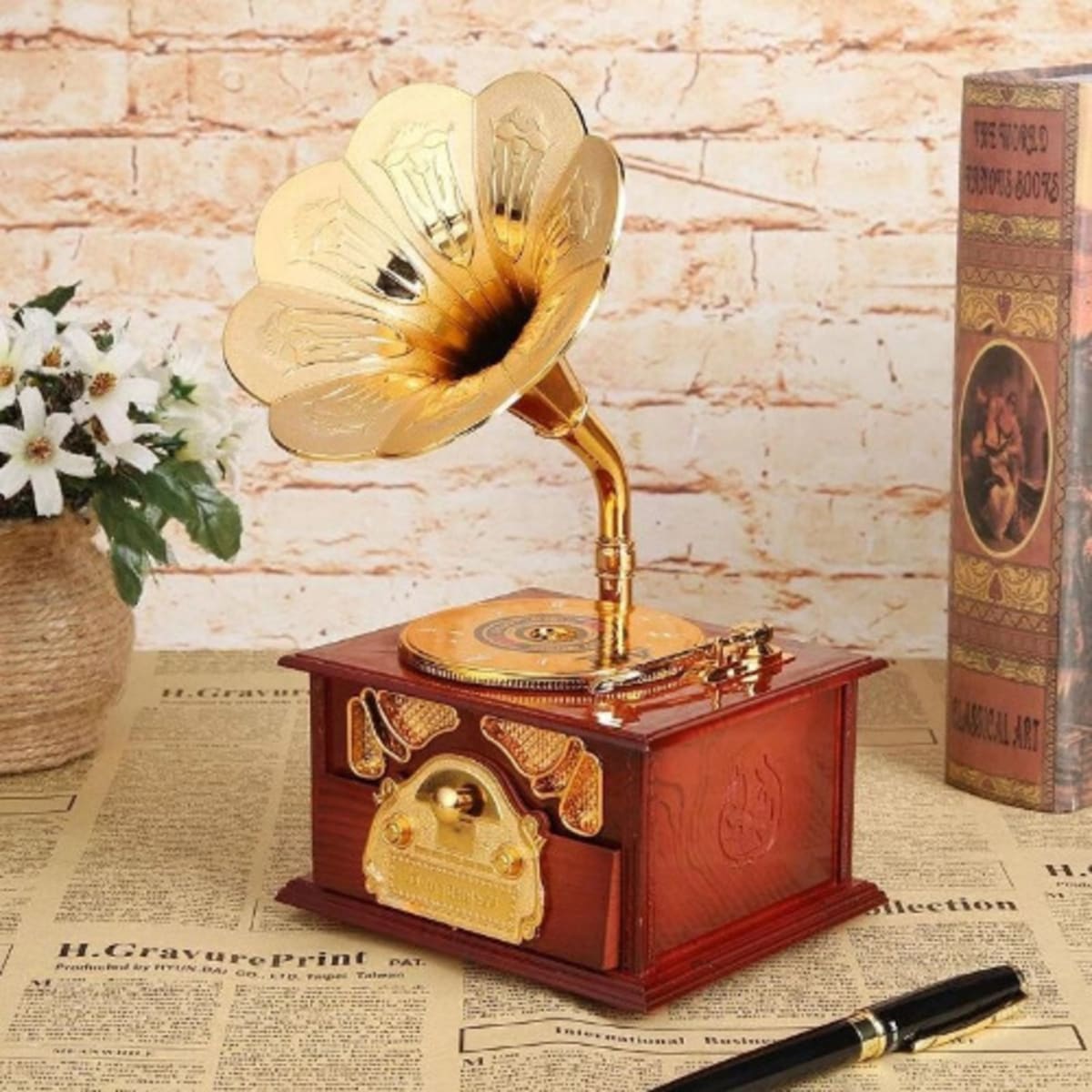Antique Wooden Music Box Konga Online Shopping