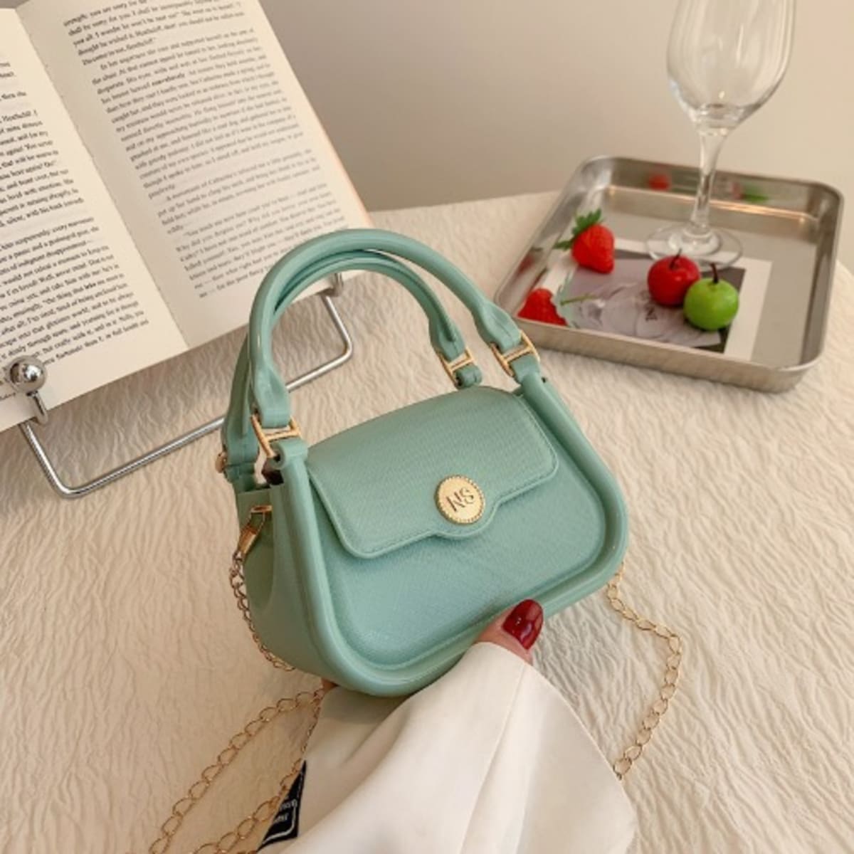 Ladies Mini Chain Shoulder Bag Green Konga Online Shopping