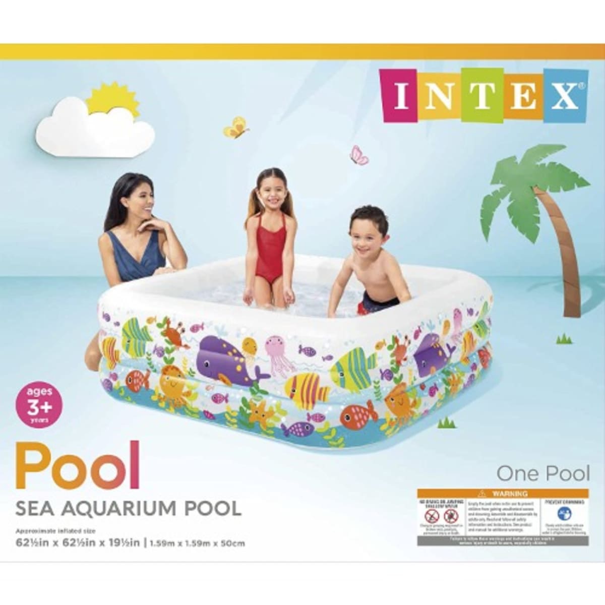 Intex cheap aquarium pool