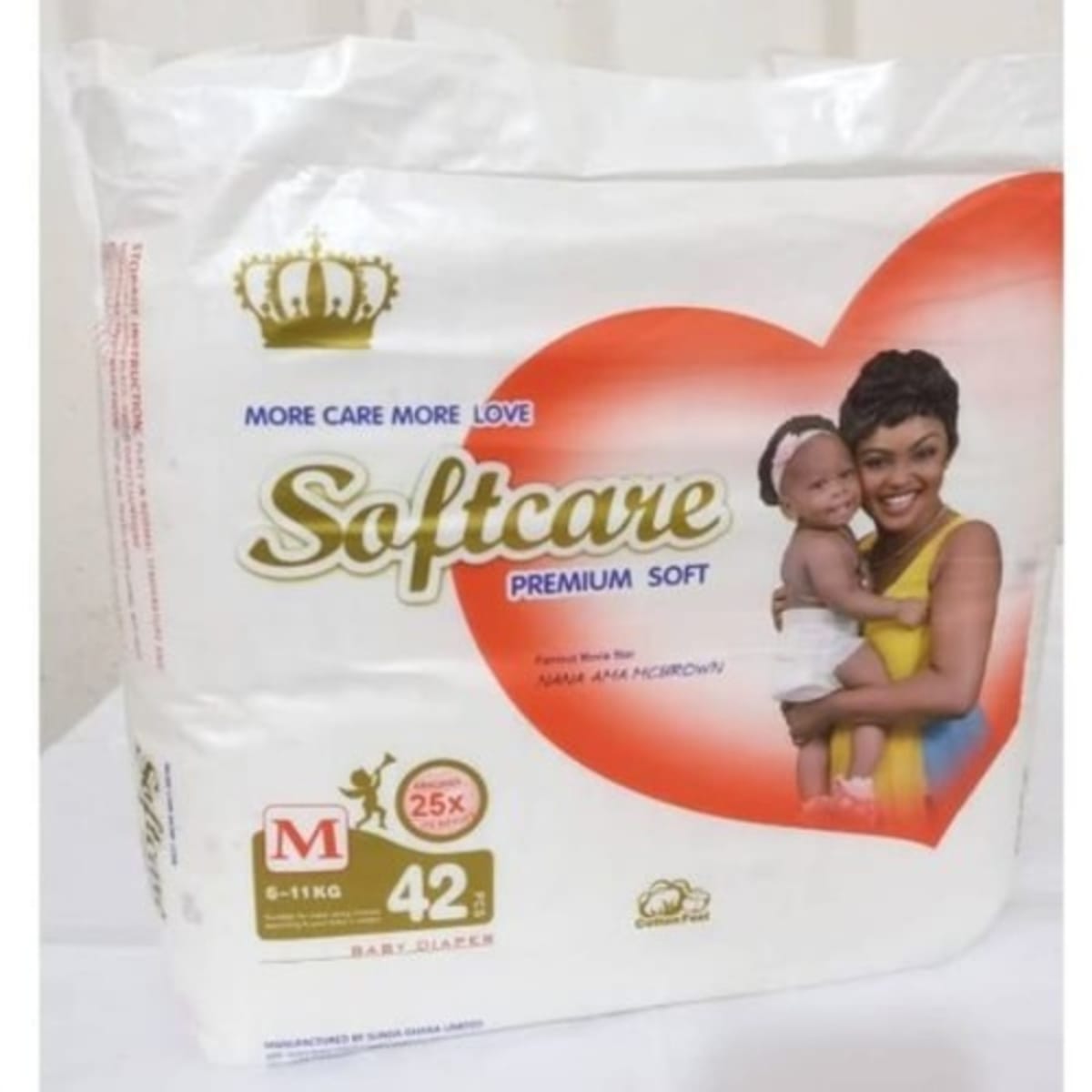 Softcare Baby Diapers Medium 42counts 6 11kg Konga Online