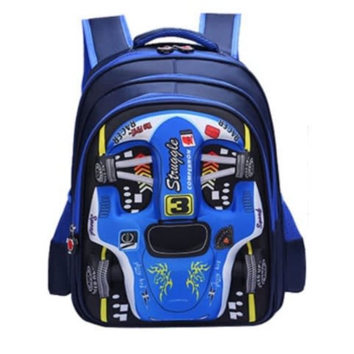 A S Unique Character School Bag For Boys 16 Inches By 14 Inches
