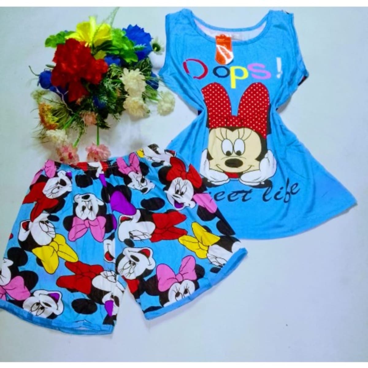 Ladies Nightwear Top And Short Multicolor Konga Online Shopping