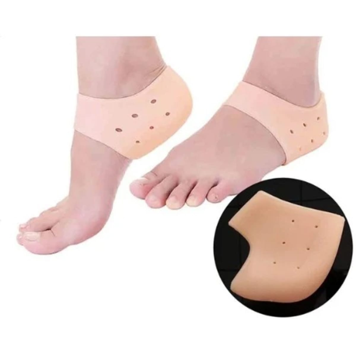 Pair Of Silicone Heel Anti crack Foot Protector Set Konga Online