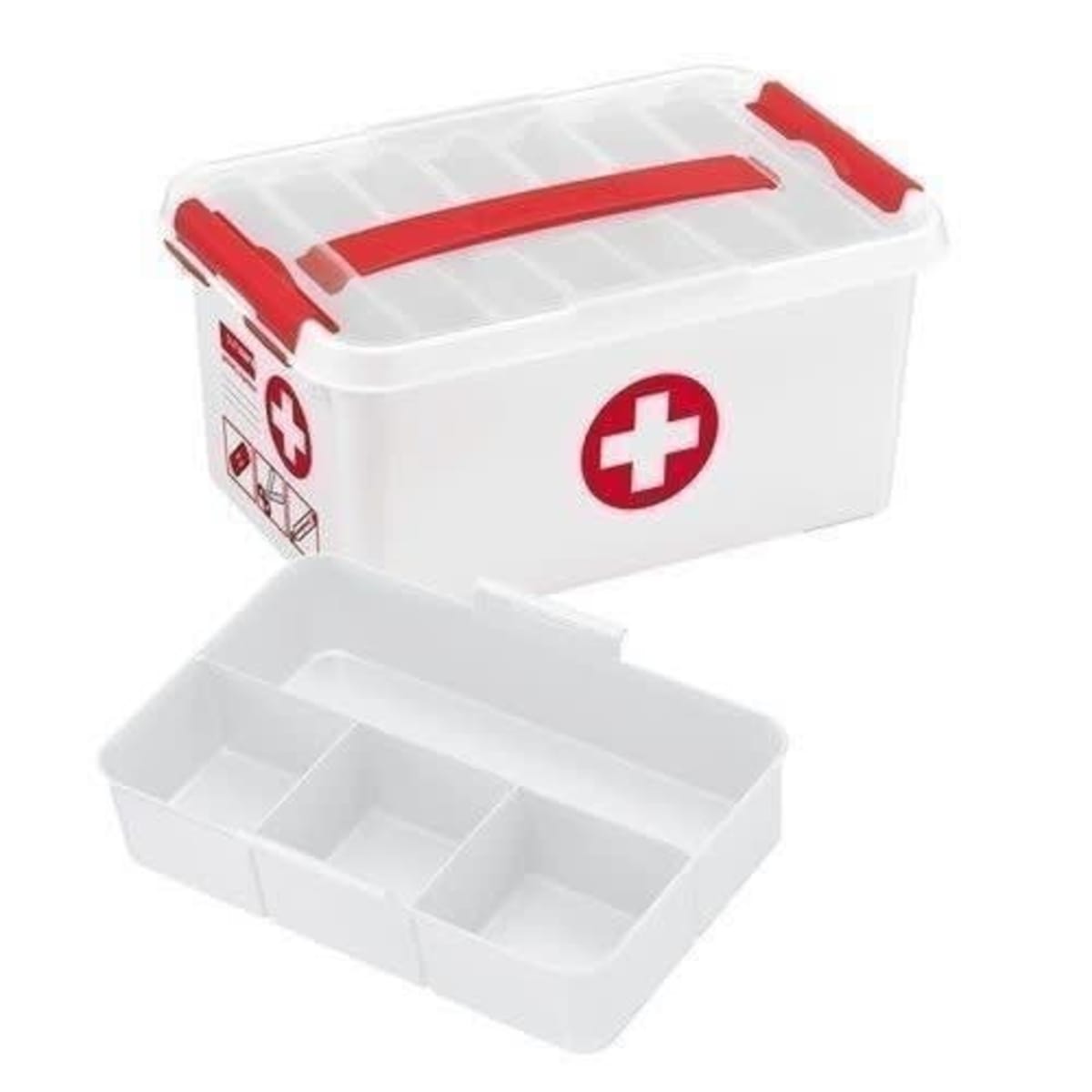 Plastic first aid box deals