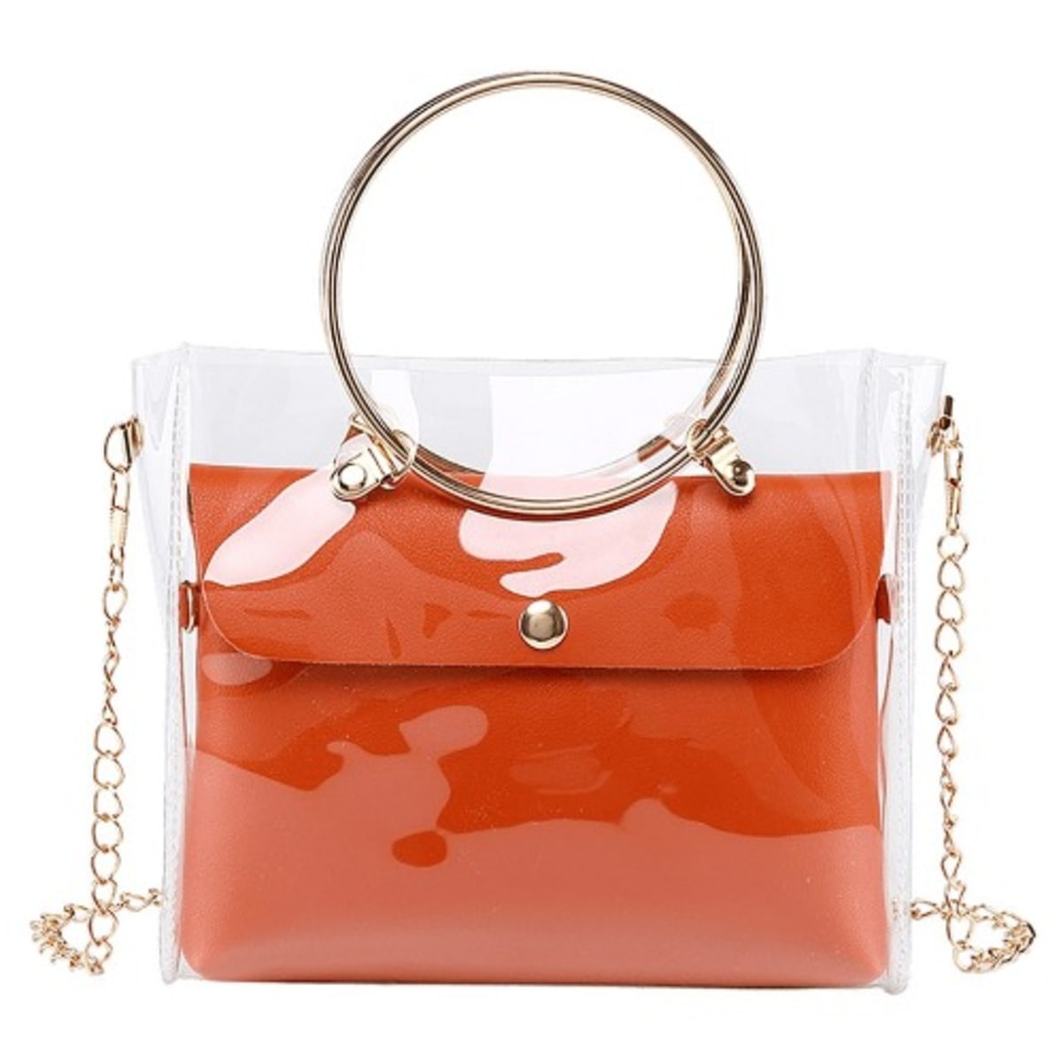 Orange jelly purse sales