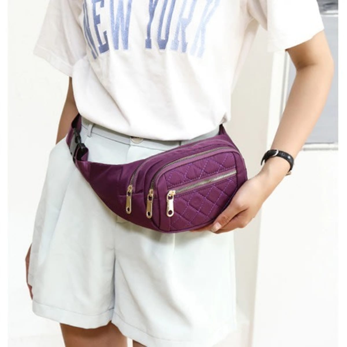 Crossbody Women Waist Pack Purse Purple Konga Online Shopping