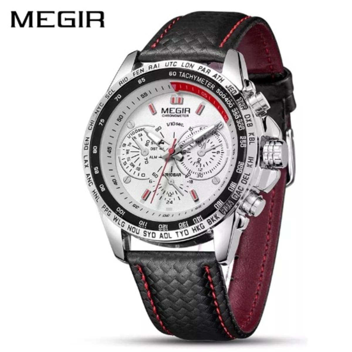 Megir Men Sports Quartz Watch White Dial Konga Online Shopping