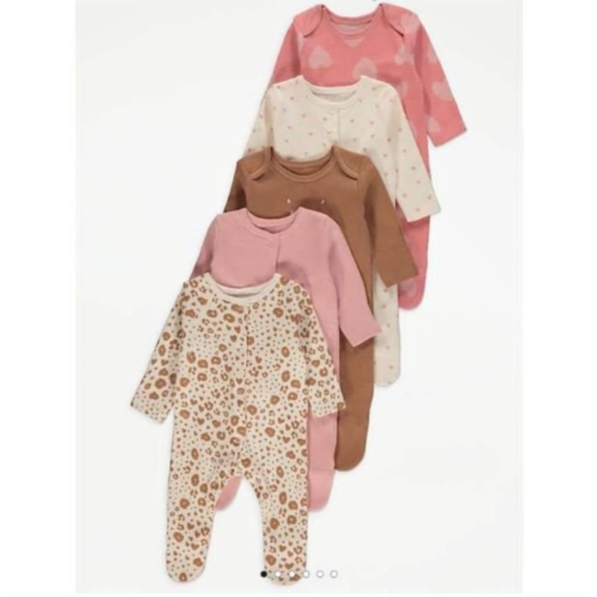 Baby girl 2025 sleepsuits asda