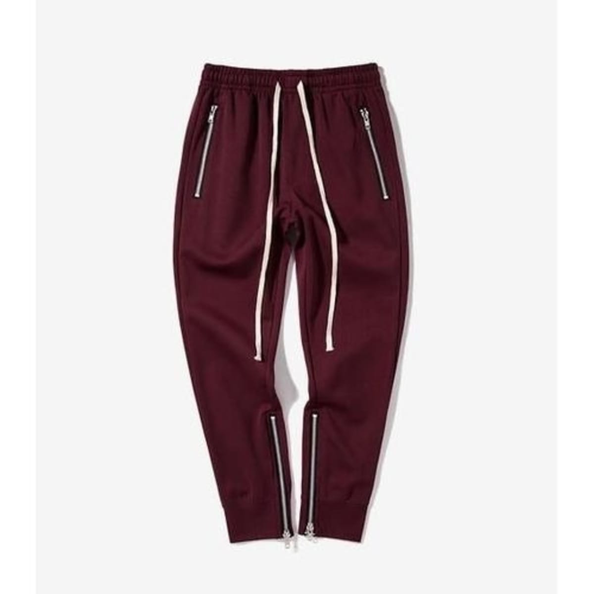 Men s Zipped Joggers Wine Konga Online Shopping