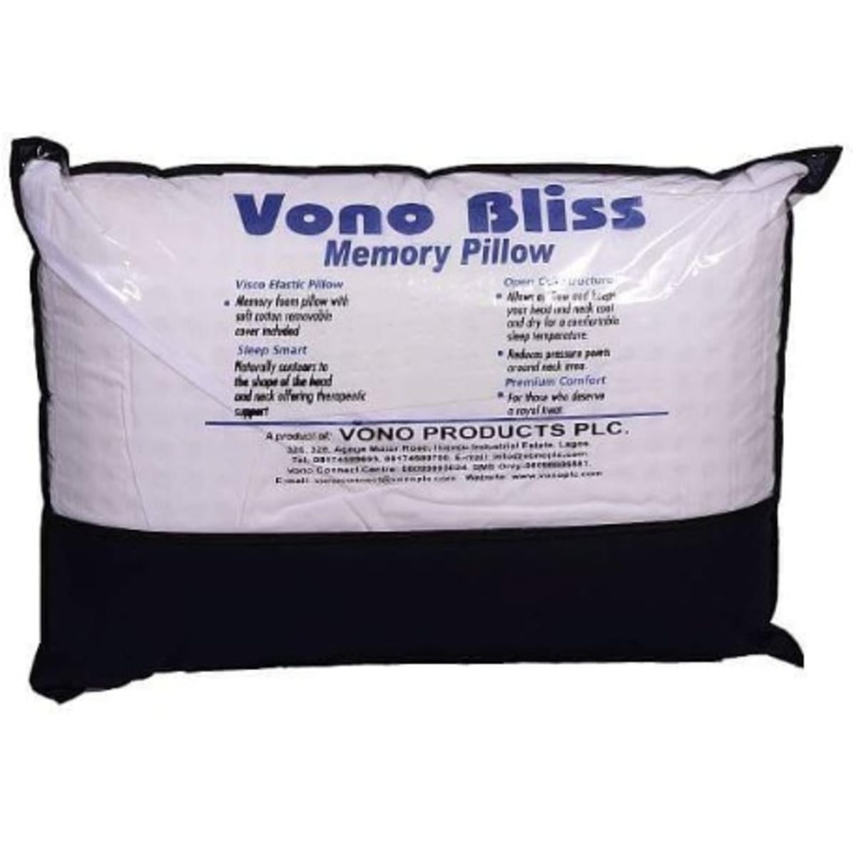Vono Bliss Memory Pillow Konga Online Shopping