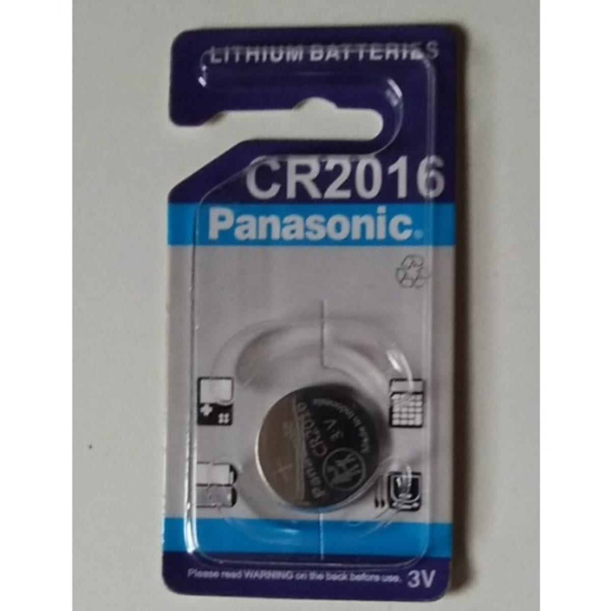 Panasonic Cr2016 Lithium Cell 3volts Battery