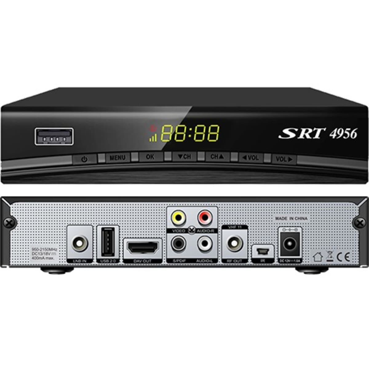 STRONG Digital HD Satellite TV Receiver - Srt 4956 | Konga Online Shopping