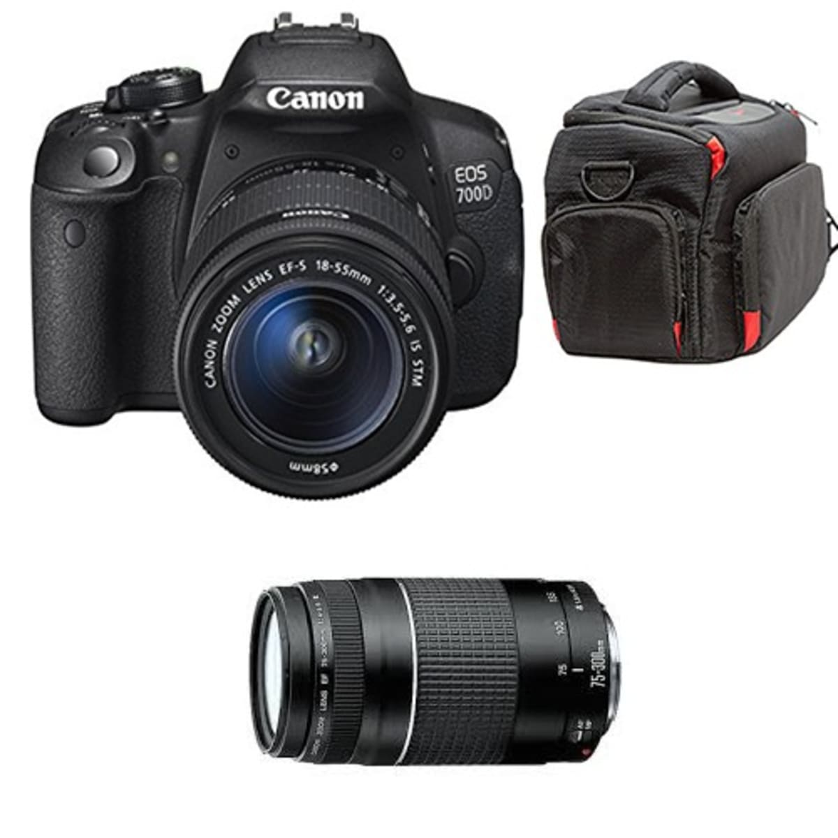 Cámara Réflex Canon EOS 700D +EF-S 18-55mm f/3.5-5.6 IS STM