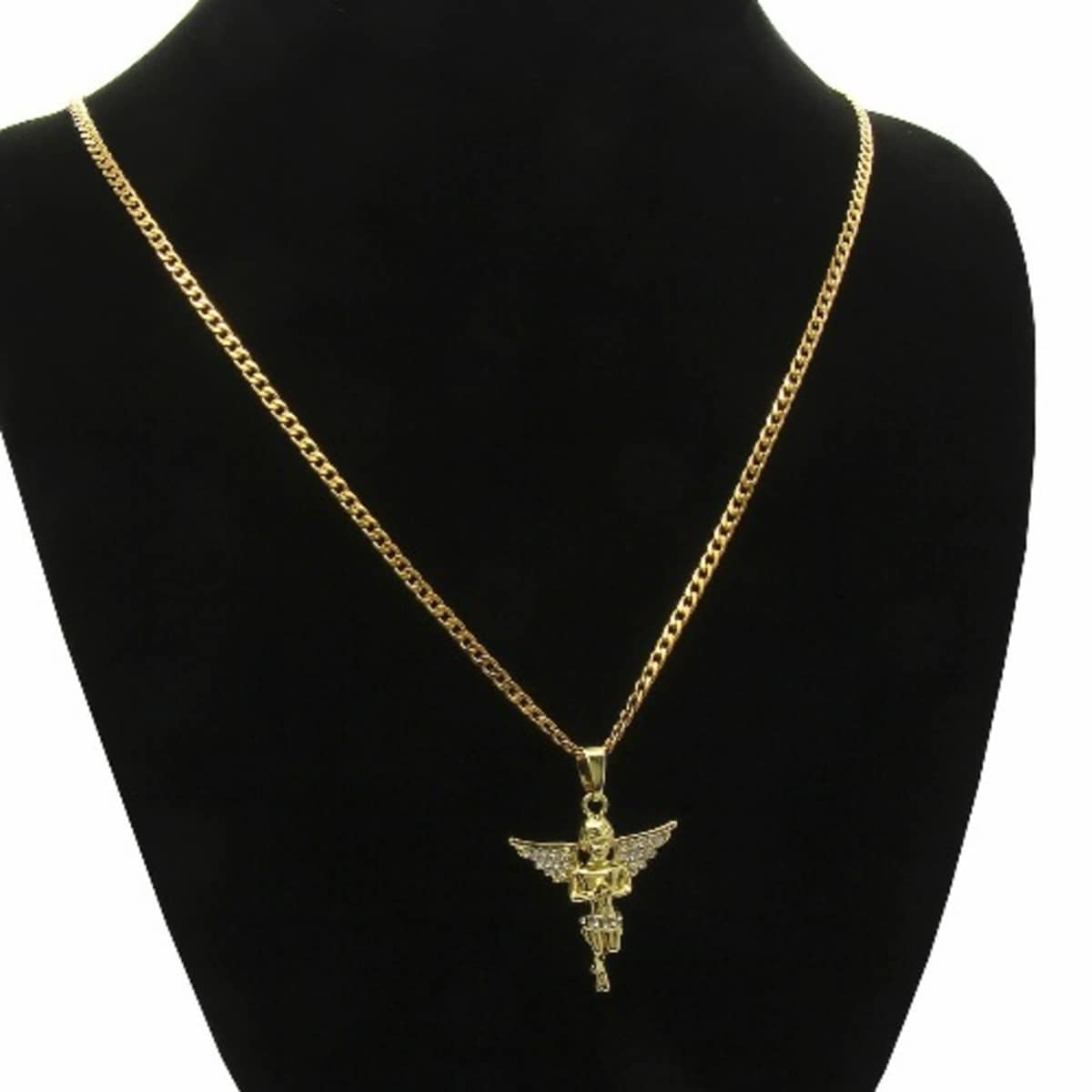 Mens angel pendant store